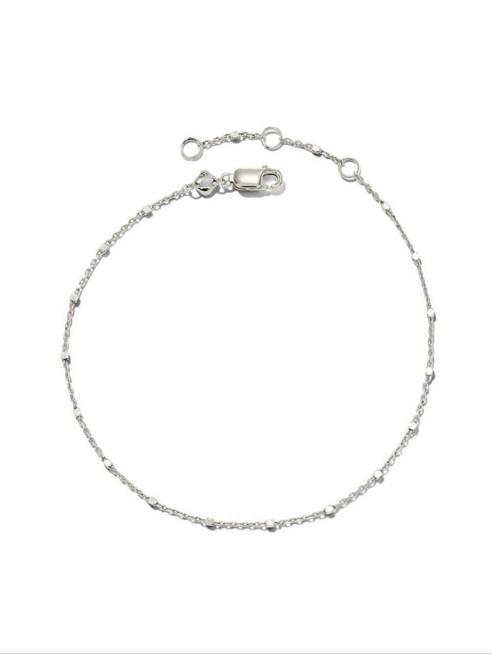Kendra Scott Demi Fine Single Satellite Chain Bracelet in Sterling Silver